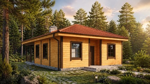 Фотография проекта дома «Дом 64» площадью 64 м²