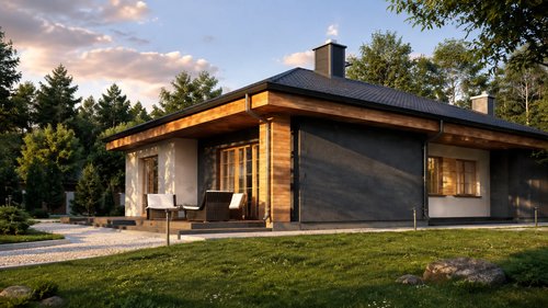 Фотография проекта дома «Дом 122-2» площадью 122 м²