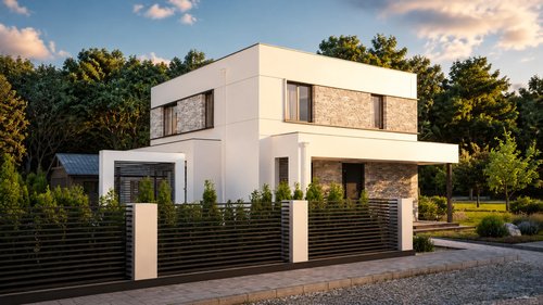 Фотография проекта дома «Дом 124» площадью 124 м².