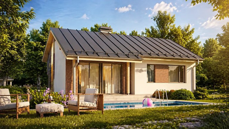 Фотография проекта дома «Дом 65» площадью 65 м²