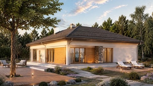 Экстерьер проекта дома «Дом 150» площадью 150 м²