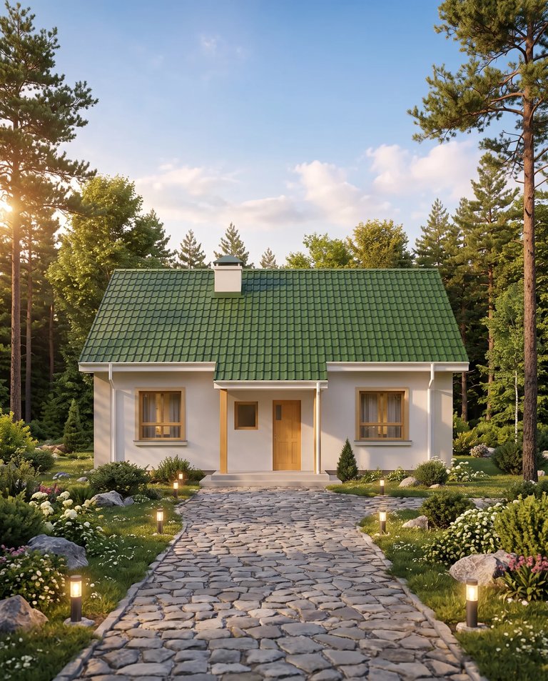Фотография проекта дома «Дом 65-2» площадью 65 м²