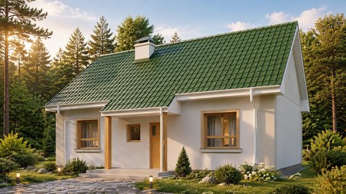 Фотография проекта дома «Дом 65-2» площадью 65 м²