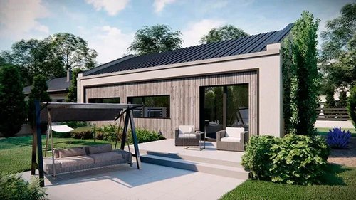 Фотография проекта дома «Дом 85» площадью 85 м² от строительной компании «ИЗБА».