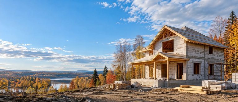 Недостроенный дом уходит в зиму: 5 ошибок, которые дорого обойдутся весной
