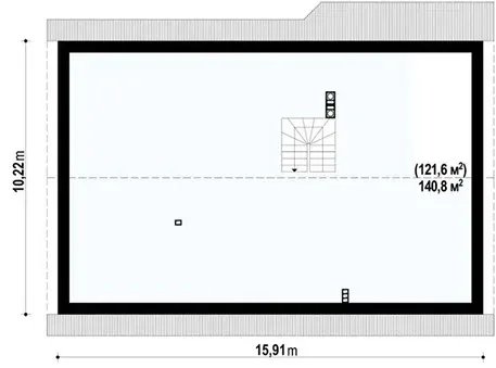Планировка дома «Дом 101» площадью 101 м²