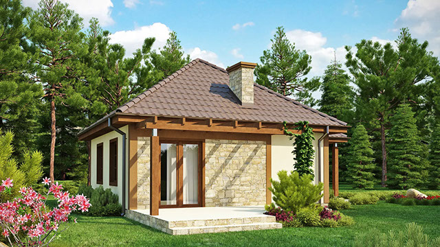 Фотография проекта дома «Дом 50» площадью 50 м²