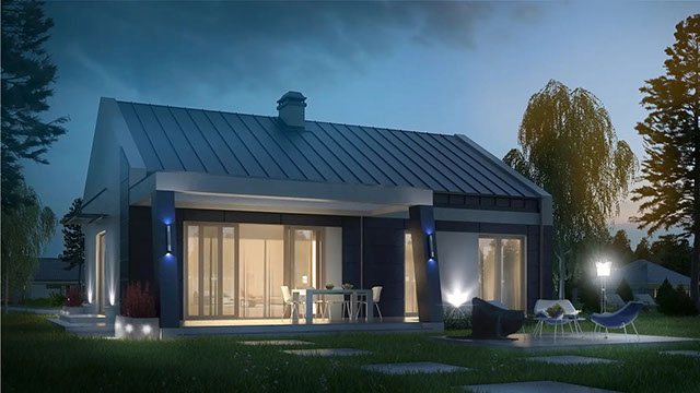 Проект дома «Дом 86» площадью 86 м²