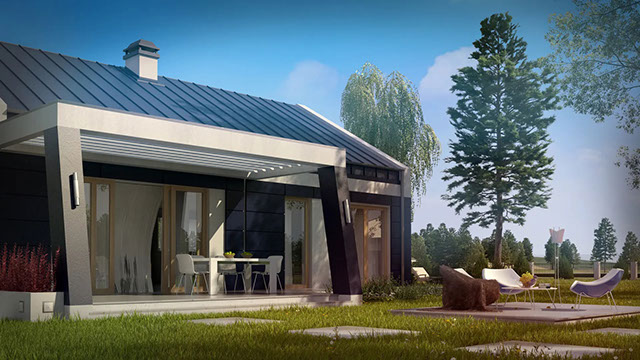 Проект дома «Дом 86» площадью 86 м²