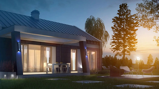 Фотография проекта дома «Дом 86» площадью 86 м² от строительной компании «ИЗБА»