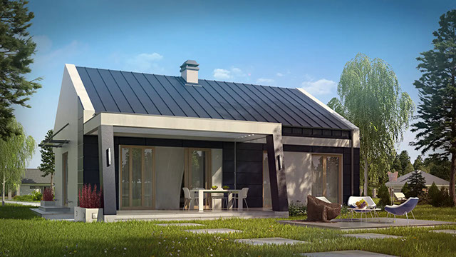 Проект дома «Дом 86» площадью 86 м²