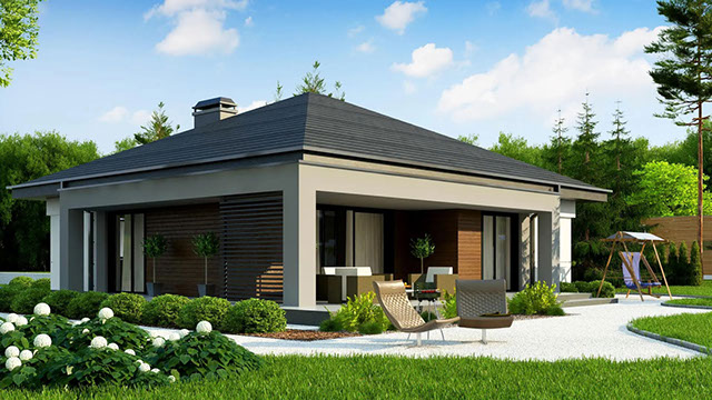 Фотография проекта дома «Дом 86-2» площадью 86 м²