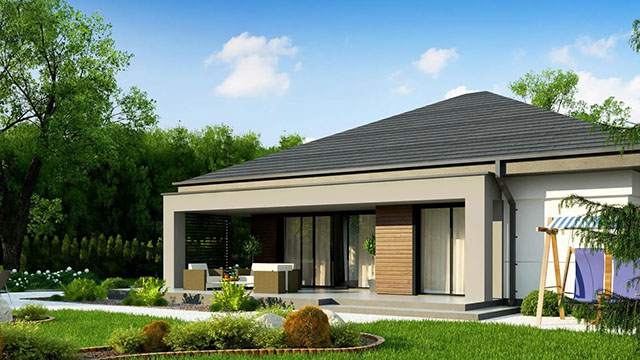 Фото проекта дома «Дом 86-2» площадью 86 м² от компании «ИЗБА».