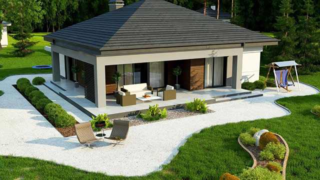 Фотография проекта дома «Дом 86-2» площадью 86 м²