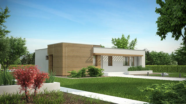 Проект дома «Дом 99-2» площадью 99 м²