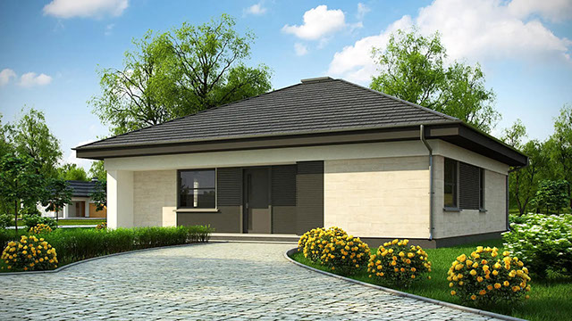 Проект дома «Дом 100» площадью 100 м² от строительной компании ИЗБА