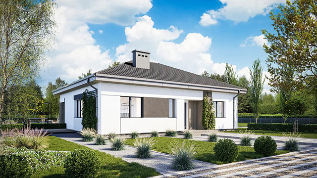 Фотография проекта дома «Дом 101-2» площадью 101 м²