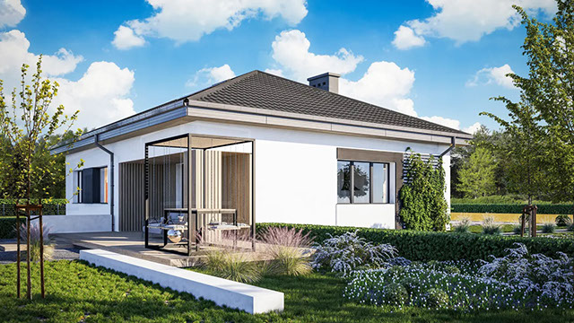 Фотография проекта дома «Дом 101-2» площадью 101 м²