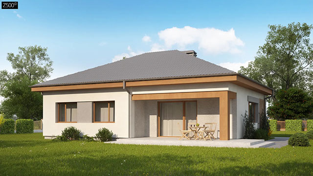 Фотография проекта дома «Дом 101-2» площадью 101 м²