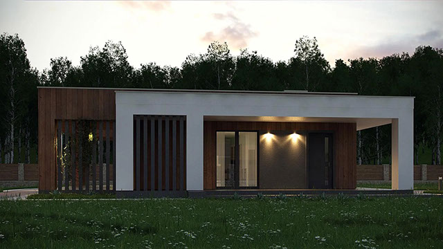 Фотография проекта дома «Дом 103» площадью 103 м²