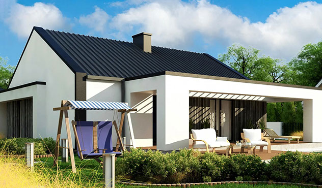 Фотография проекта дома «Дом 104» площадью 104 м²