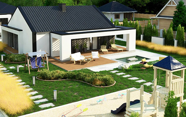 Фотография проекта дома «Дом 104» площадью 104 м²