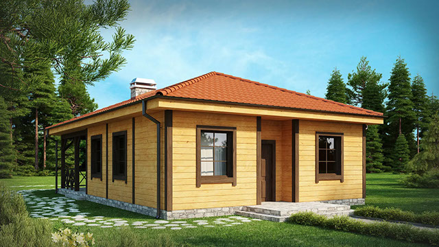 Фотография проекта дома «Дом 64» площадью 64 м²