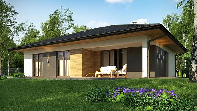 Фотография проекта дома «Дом 106» площадью 106 м²
