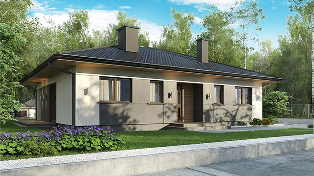 Фотография проекта дома «Дом 106» площадью 106 м²
