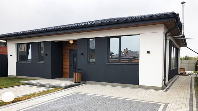 Фотография проекта дома «Дом 106» площадью 106 м² от строительной компании «ИЗБА»