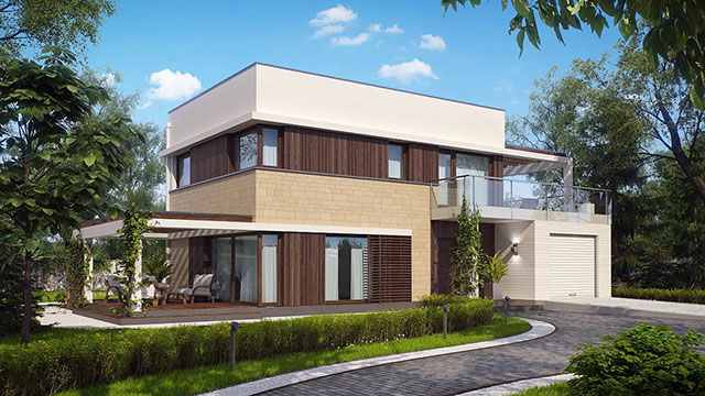 Фотография проекта дома «Дом 122» площадью 122 м²