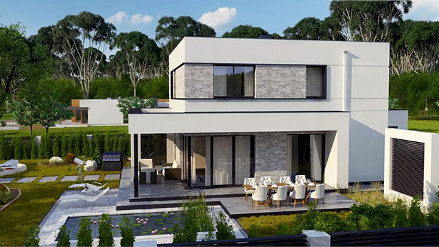 Фотография проекта дома «Дом 124» площадью 124 м²