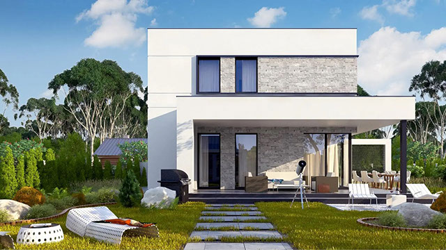 Фотография проекта дома «Дом 124» площадью 124 м²