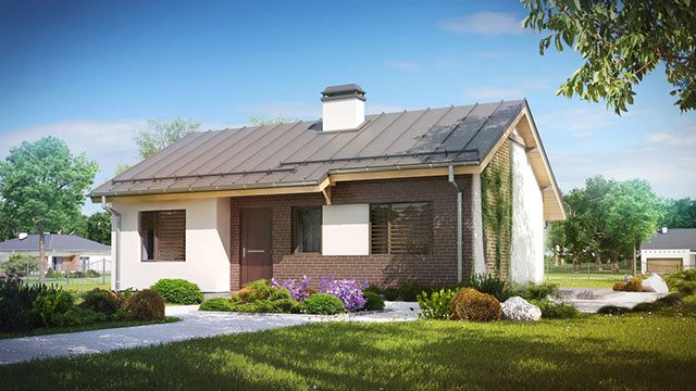 Проект дома «Дом 65» площадью 65 м²