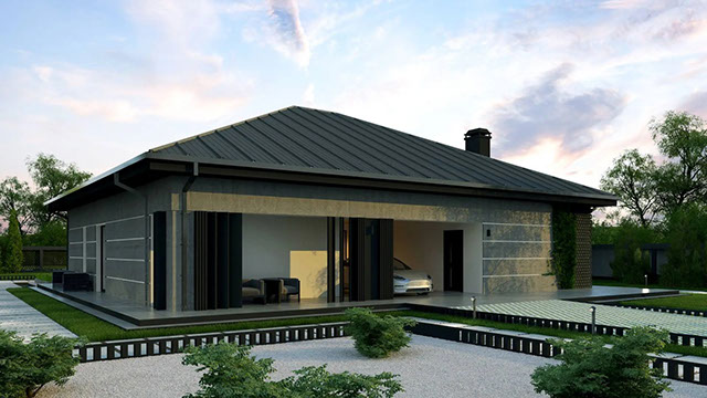 Экстерьер проекта дома «Дом 148» площадью 148 м²