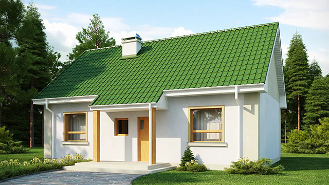 Фотография проекта дома «Дом 65-2» площадью 65 м²