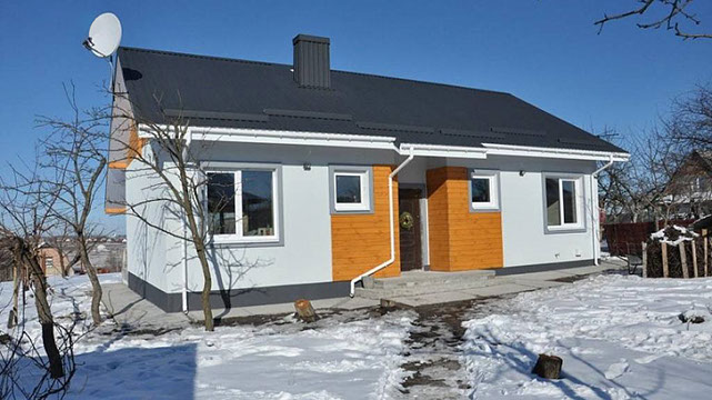 Фотография проекта дома «Дом 81» площадью 81 м² от строительной компании «ИЗБА».