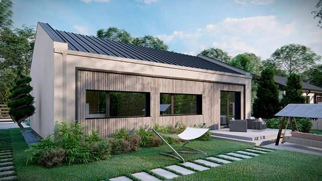 Фотография проекта «Дом 85» площадью 85 м² от строительной компании «ИЗБА».