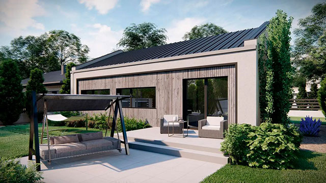 Фотография проекта дома «Дом 85» площадью 85 м² от строительной компании «ИЗБА».