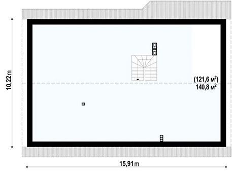 Планировка дома «Дом 101» площадью 101 м²